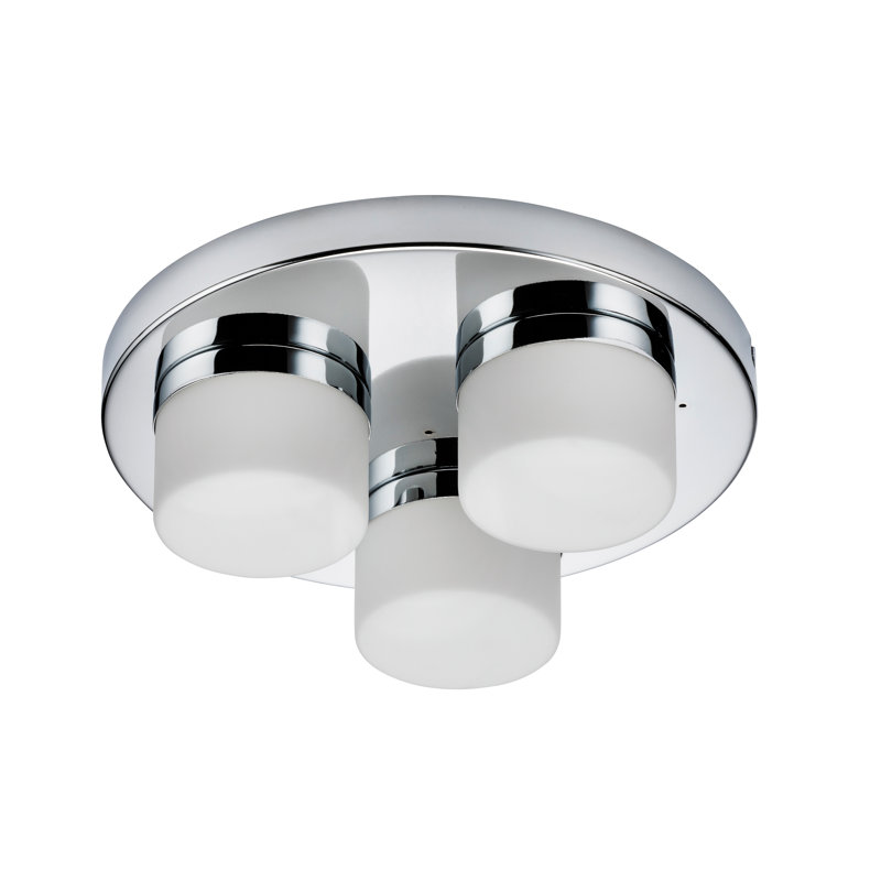 Stokely Glass Flush Mount