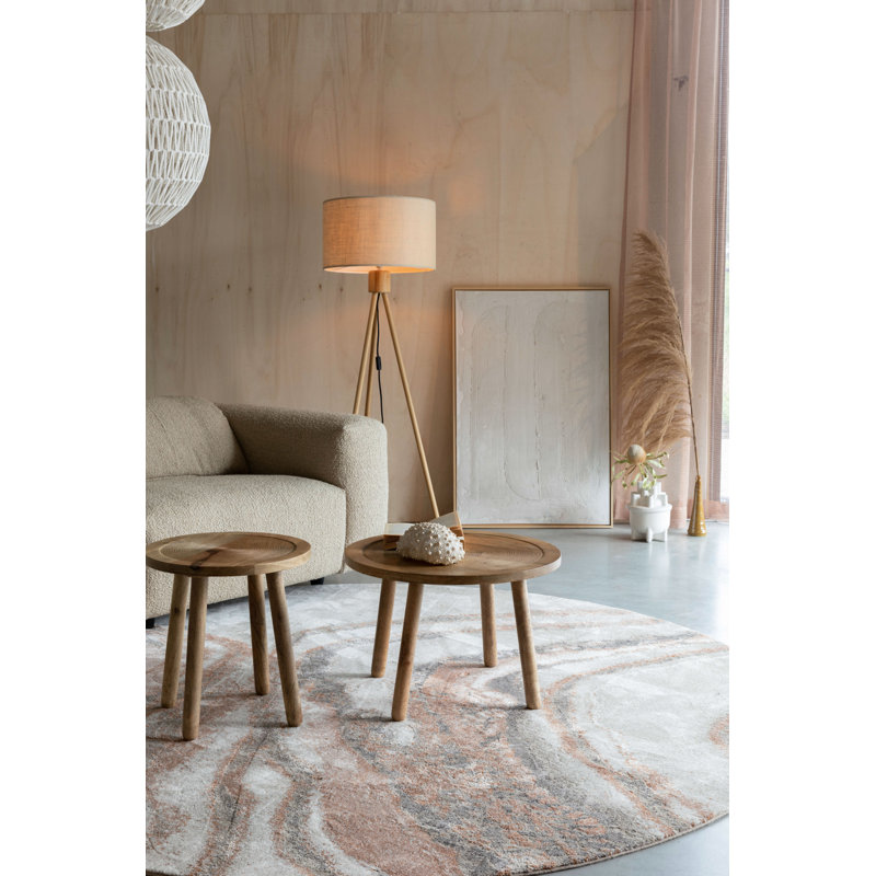 Fan Tripod Floor Lamp