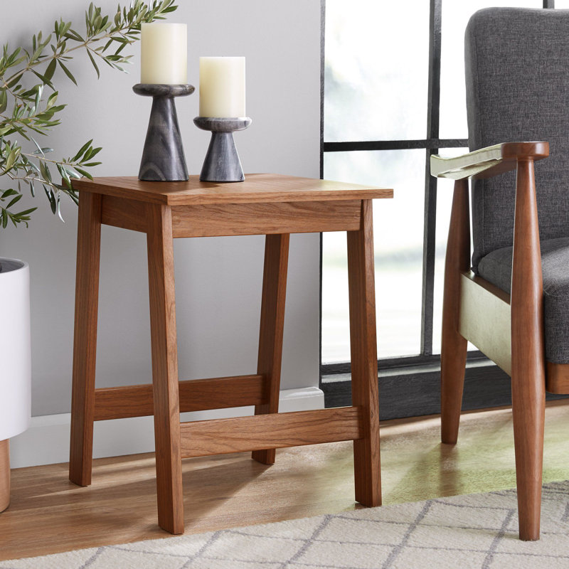 Table de bout avec rangement Auteri, Brun