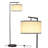 Montage Modern Floor Smart Lamp with LED Light & Shade, Black