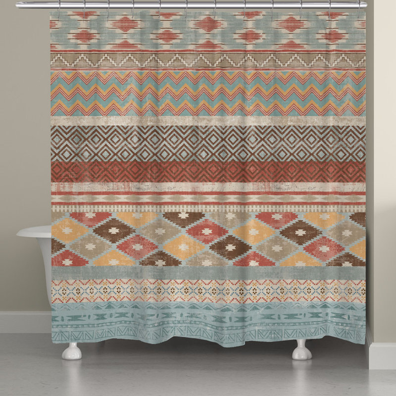 Avedon Geometric Shower Curtain