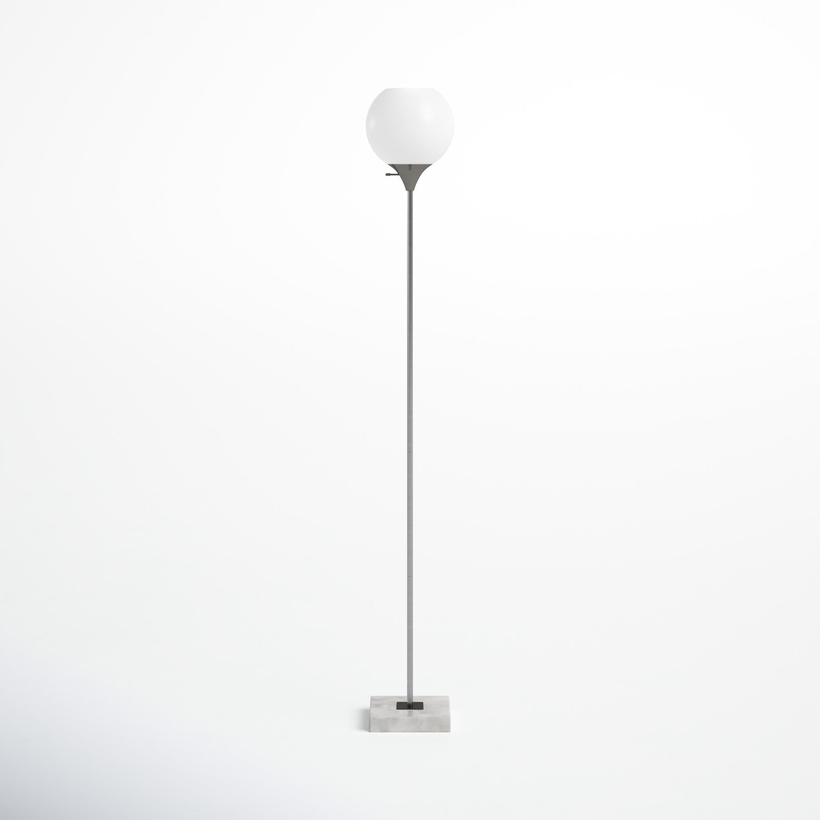 Reed 71'' Floor Lamp, Brushed Steel