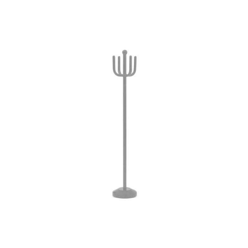 Blizon Metal 4-Hook Freestanding Coat Rack, SILVER