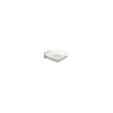Deltana 55D2012-15 55D Series Frosted Glass Soap Holder Brushed Nickel