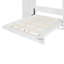 Lit escamotable Ashen avec tablettes, garde-robe et lumière DEL-115825685-121422758