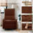 360°Swivel Chair, Rocking Chair with Side Pockets, Deep Cushioned Seat, Rocker Chair with Steel Structure Base,  Swivel Chairs for Living Room, Bedroom-1731277950
