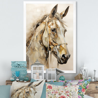 Cheval majestueux sur toile