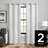 Eclipse Welwick Magnitech 100% Blackout Curtain, Grommet Window Curtain Panel, Seamless Magnetic Closure for Bedroom, Living Room or Nursery, 84 in long x 37 in wide, (2 Panels), White-114247132-114247135