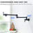 Wall Mounted Pot Filler Faucet With Double Joint Swing Arms Single Hole Folding Kitchen Faucet Stainless Steel Double Handle Kitchen Sink Faucets-104561460