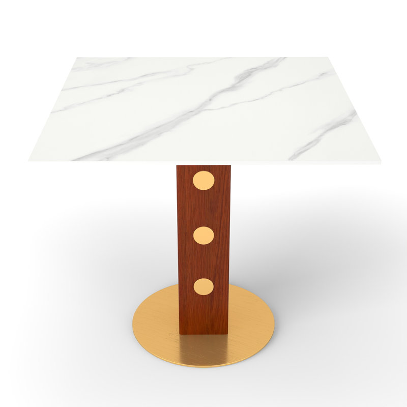 Table de restaurant 33,46 po Modern, Blanc