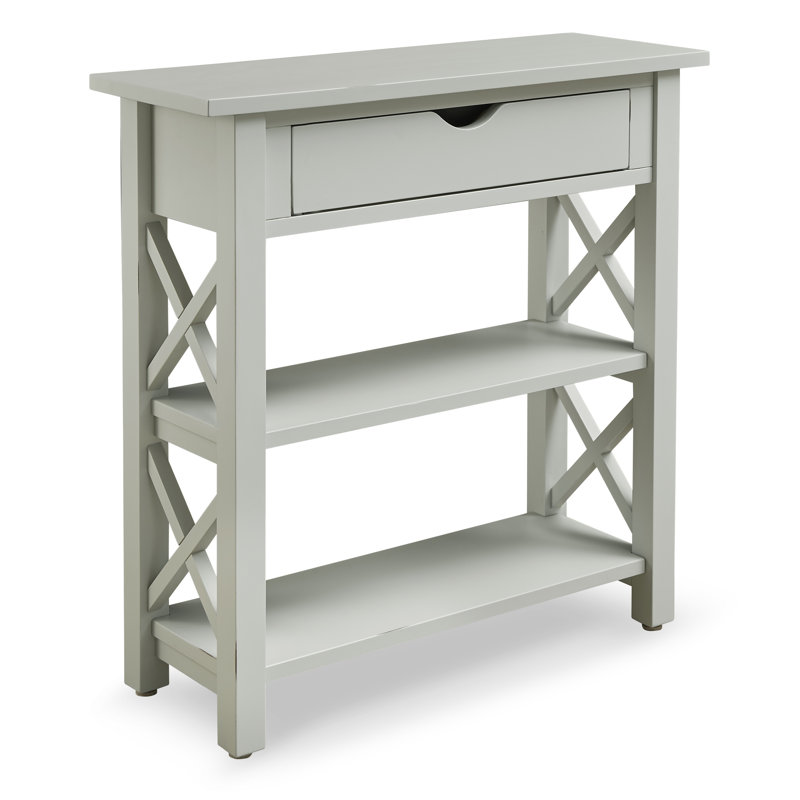 Jelesia 28'' Console Table, Opaque Gray