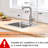 Contemporary Brushed Nickel Kitchen Sink Faucet, Pull Down , Ceramic Filler Out Spray, Filled For Efficient Use-34962239
