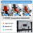 35''W Heated Camping Chair For Outdoor & Indoor With 3 Heat Levels For Back and Seat And Power Bank-1193458401