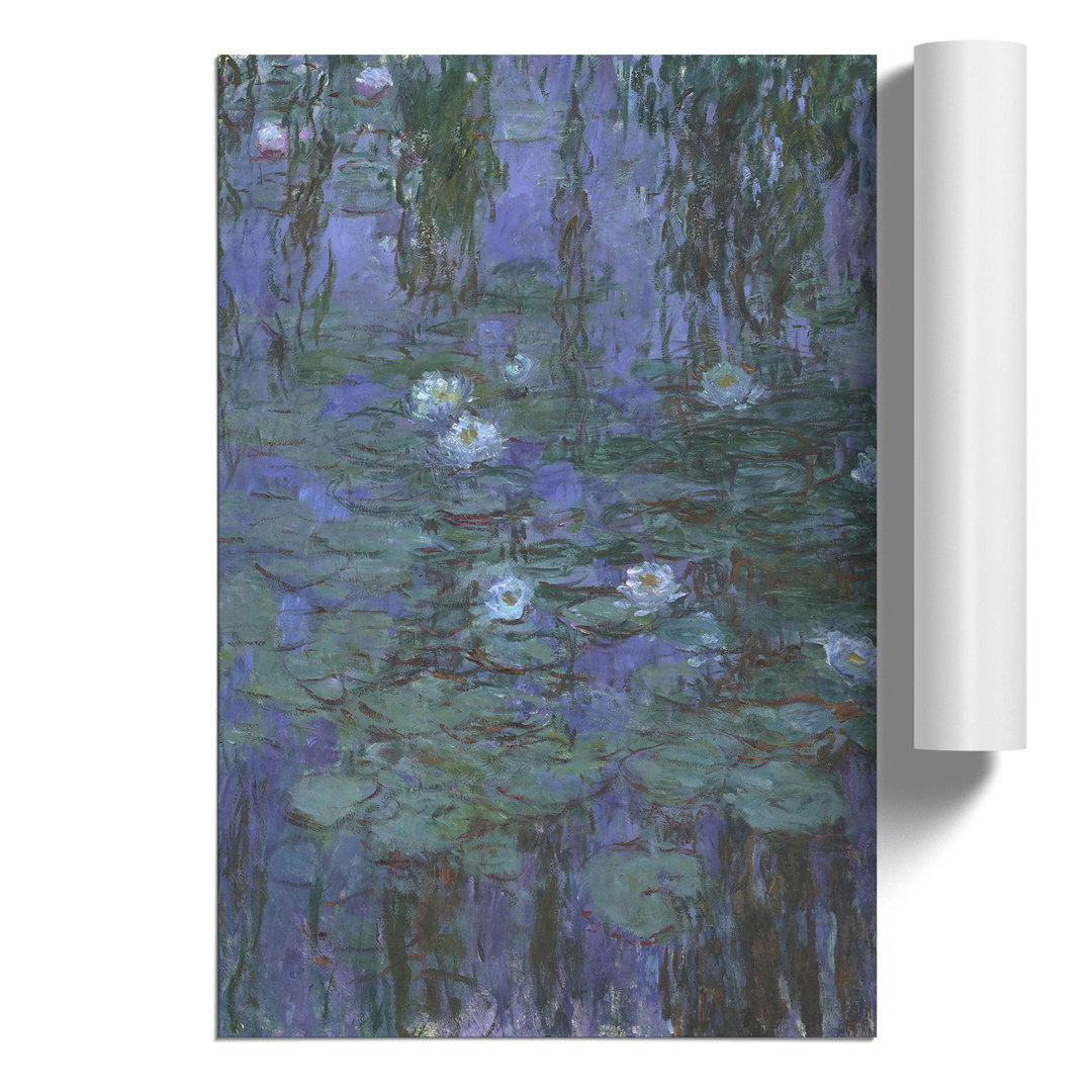 Water Lilies Lily Pond by Claude Monet - Frameless Print