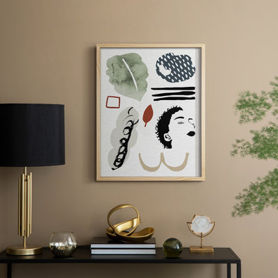 Collection encadrée Mindfulness III - bois massif