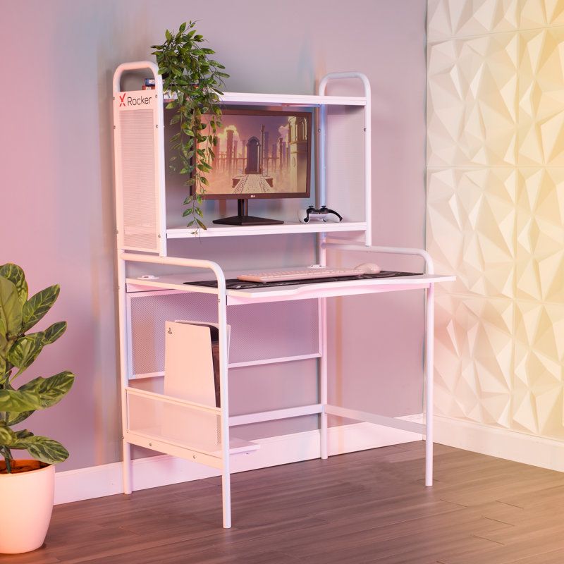 Metal Base Computer Desk