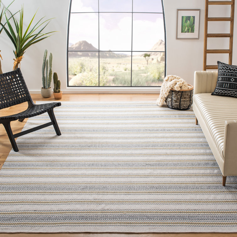 Breckenridge Hand Woven Cotton Striped Rug