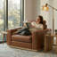 Fauteuils d'appoint, fauteuils surdimensionnés de 42 po de largeur dans le salon, la lecture, le bureau-32073622
