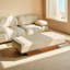Table basse de luxe crème avec rangement