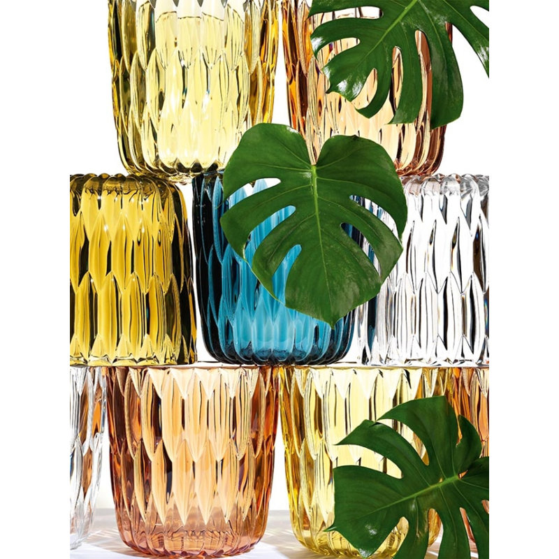 Jelly Table Vase, Transparent Yellow
