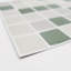 30cm W x 15cm L Vinyl Peel and Stick Subway Tile