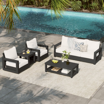 Outdoor 5-person Patio Conversation Sofa