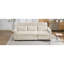 Canapé-lit convertible 2-en-1 82 po 82 po - Canapé-lit convertible avec fauteuil inclinable réversible, beige pour le salon