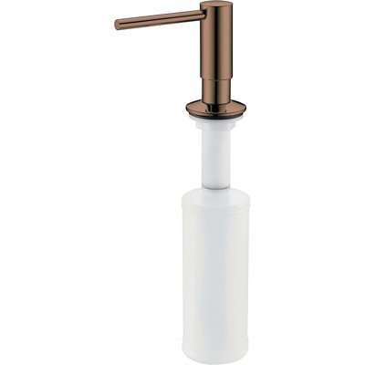 Distributeur de savon ou de lotion pour évier de cuisine KBFmore 350 ml, finition inoxydable résistant aux taches