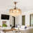 Dreux Crystal Ceiling Fan Indoor with Light Remote Control Modern-1993336734-1993336735