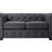 Gleda 67.72'' Tufted Chenille Rolled Arm Chesterfield Loveseat-642309952