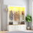 Hall Tree with Storage Bench and App-Controlled LED Light, Entryway Organizer with 9 Hooks, Shoe Cabinets and Shelves, Roman Column Farmhouse Hall Tree-318286728