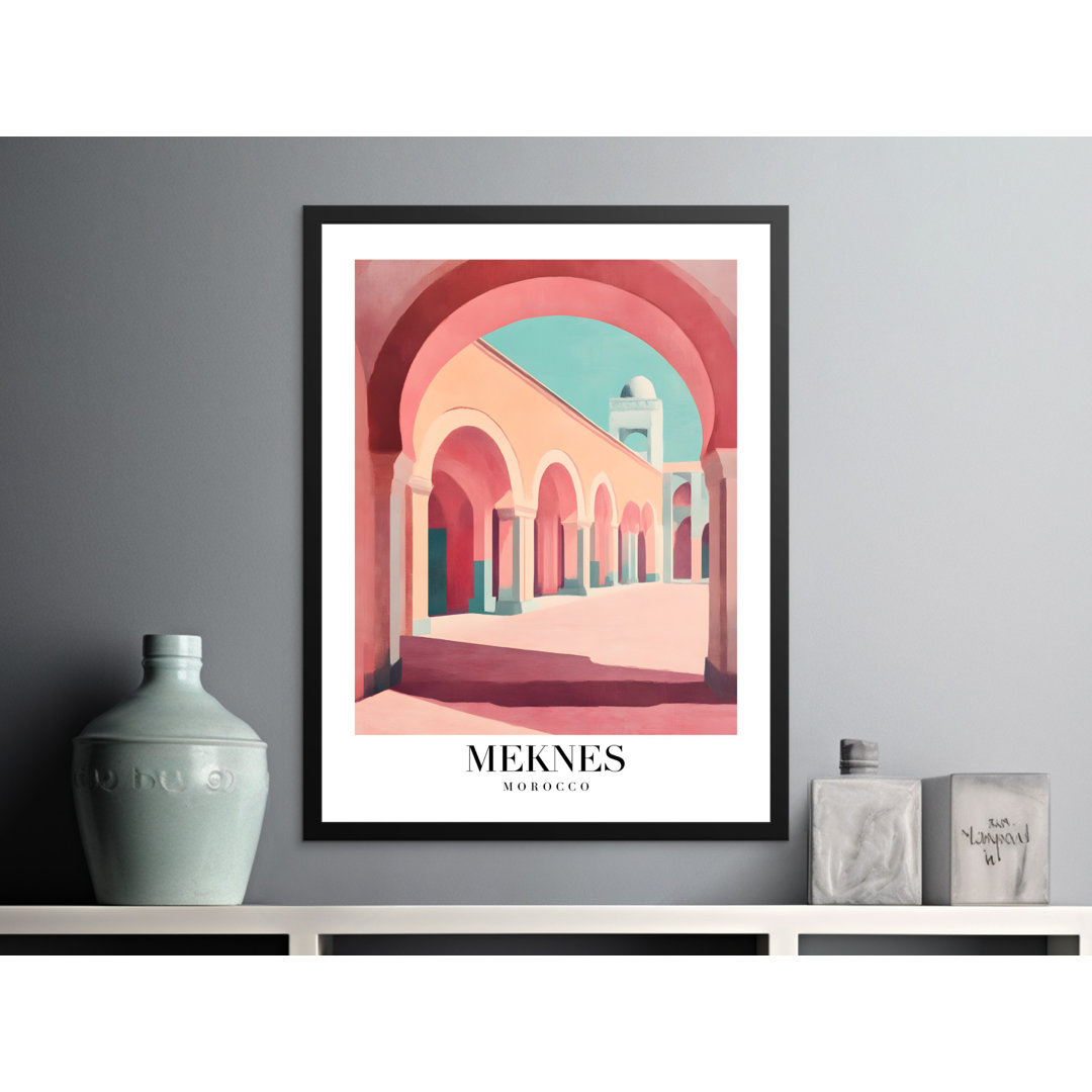 Travel Themed Black Framed Poster