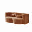 Canapé moderne avec 2 coussins, canapé-lit en velours côtelé et rembourré de mousse, matelas pliant simple de 15 po pour le salon, le lit d'invité, la salle de jeux, aucun assemblage requis-977997543