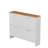 42" W 4-Flip Drawer Flat Top Shoe Cabinet With Silver Metal Handles-1088500261