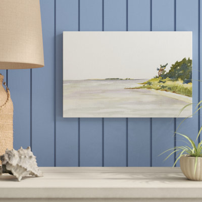 Solitairy Coastline I by Dianne Miller - Painting Print