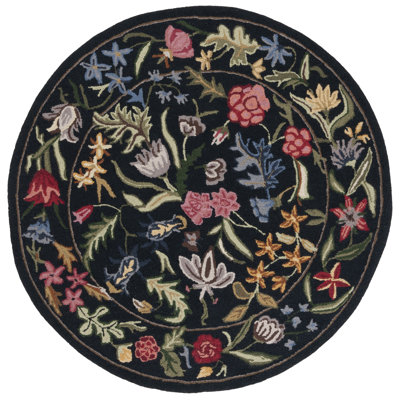 Abigel Hand Tufted Wool Floral Rug
