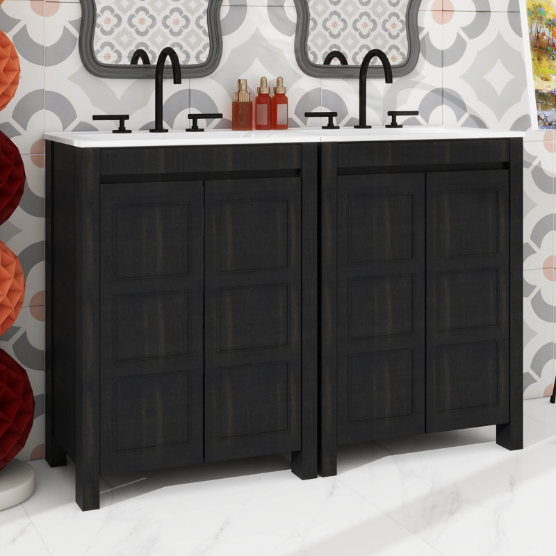 Ensemble de meuble-lavabo 48 po avec lavabos doubles (séparés) 48 po
