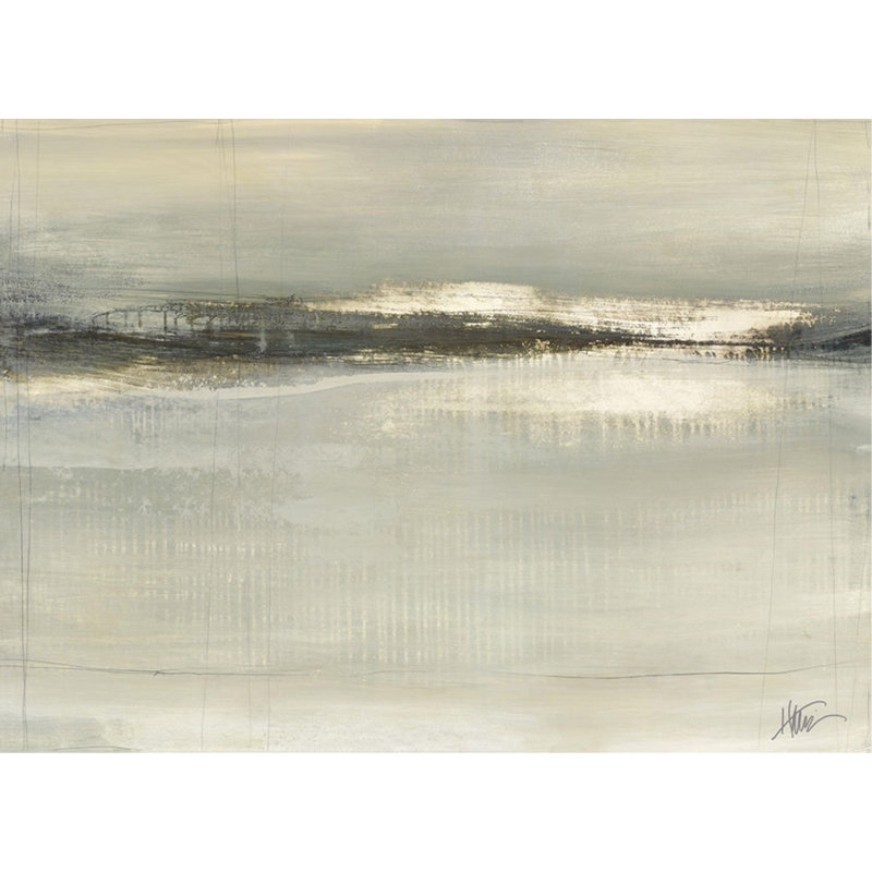 Bande passante par Maeve Harris - peinture sur toile tendue, Couche de verre, H 40 po x l 55 po