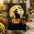 Chat noir et jaune
