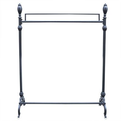Fotini 47.2" W Metal Clothes Rack Freestanding Garment Display Stand