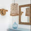 Luminaire suspendu ajustable en macramé Artisan