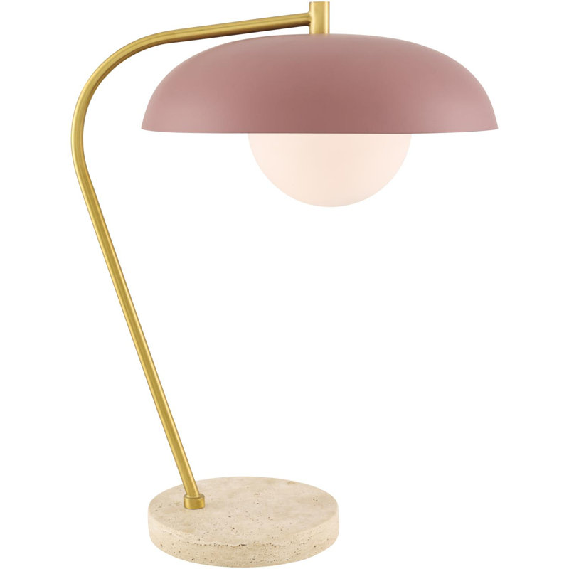 Barrile Farmington Table Lamp, Red, Beige