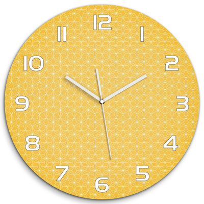 Johnnice Glass Wall Clock