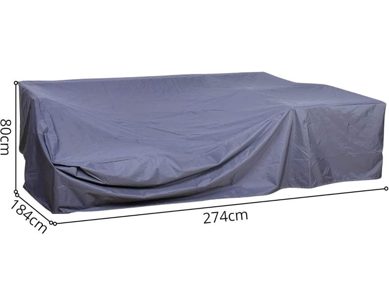 Outdoor Cover, 25.20cm H x 122.40cm W x 61.40cm D