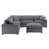 Tissu gris anthracite sélectionné