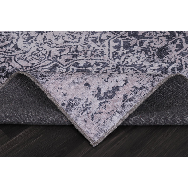 Striped Cotton and Chenille Flatweave Area Rug, 200 x 300 cm