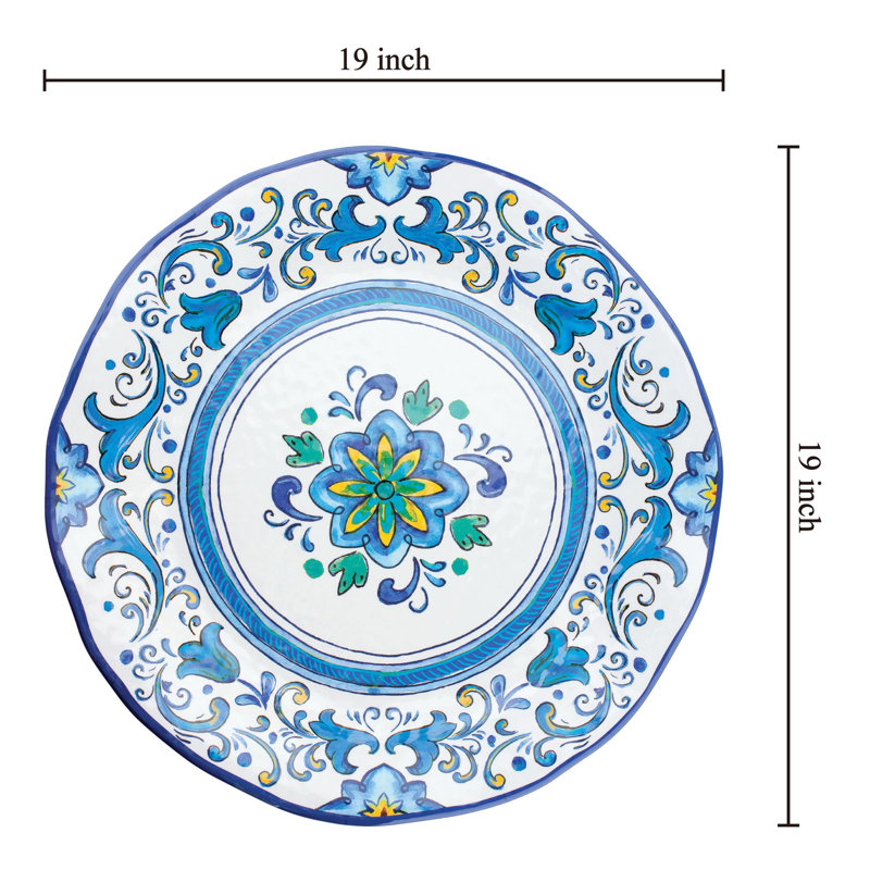 Bungalow Rose Melamine Platter