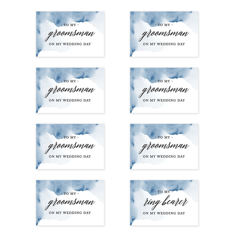 Carte-cadeau de garçons d'honneur