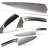 15-Pc Damascus Knife Set VG10 Steel Block