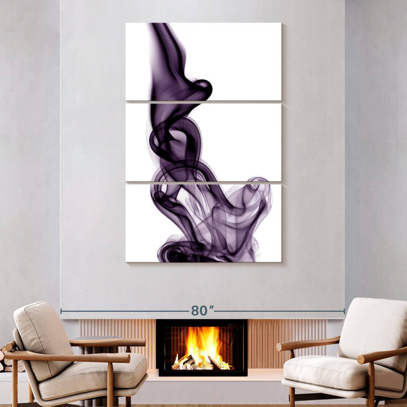 Avery Purple Smoke, 74" H x 48" W